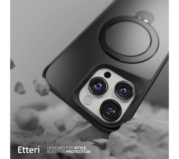 Etteri Matt Mag Ring do iPhone 17 Czarny