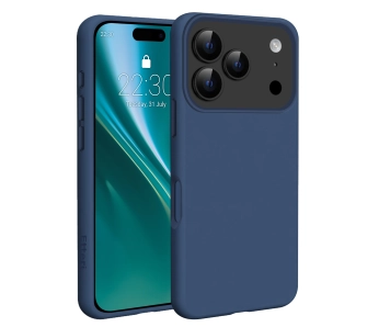 Etui Etteri Silicone Case do iPhone 17 Pro Max Niebieski