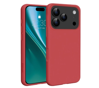 Etui Etteri Silicone Case do iPhone 17 Pro Max Malinowy