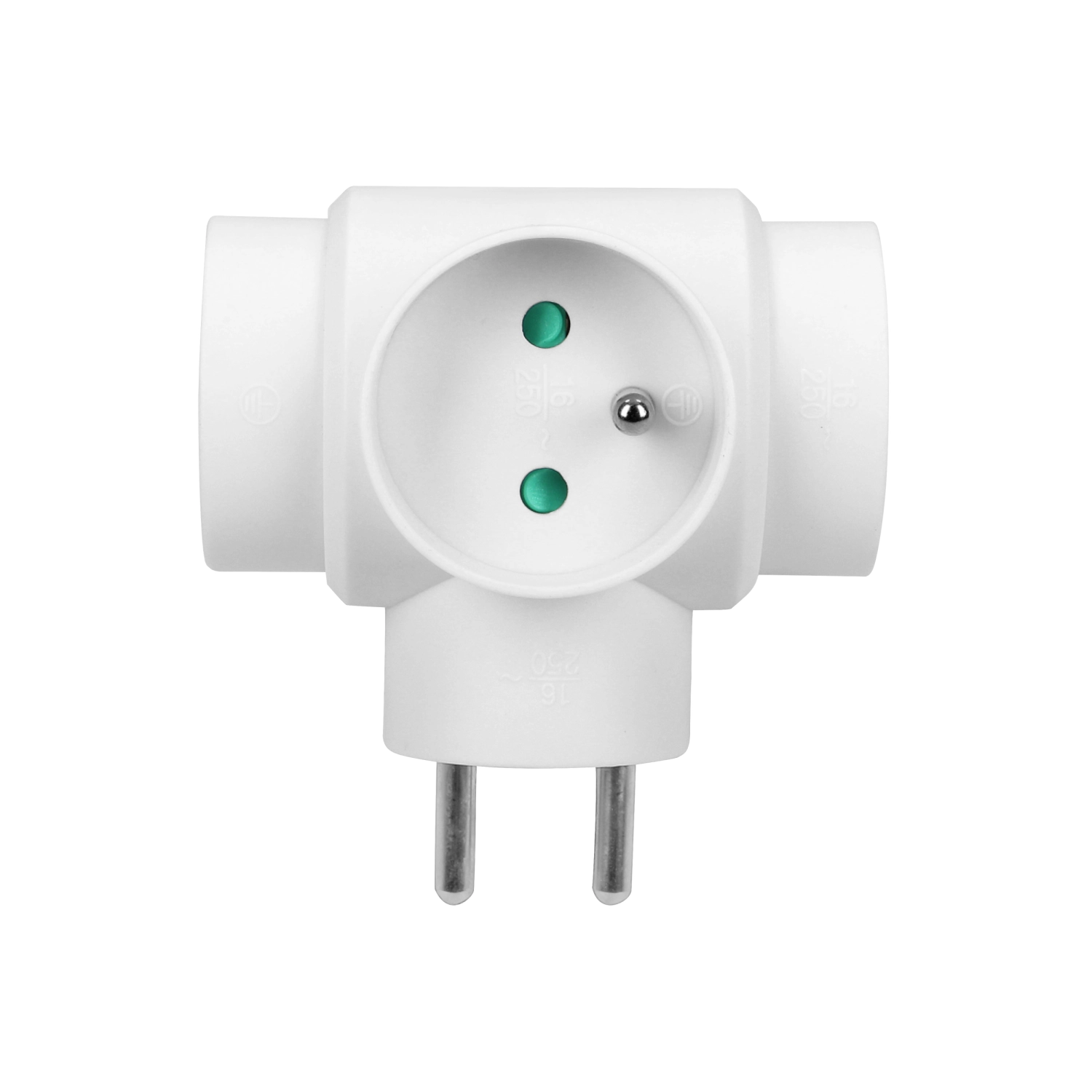 Rozgałęziacz Orno OR-AE-13184 3 gniazda Biały