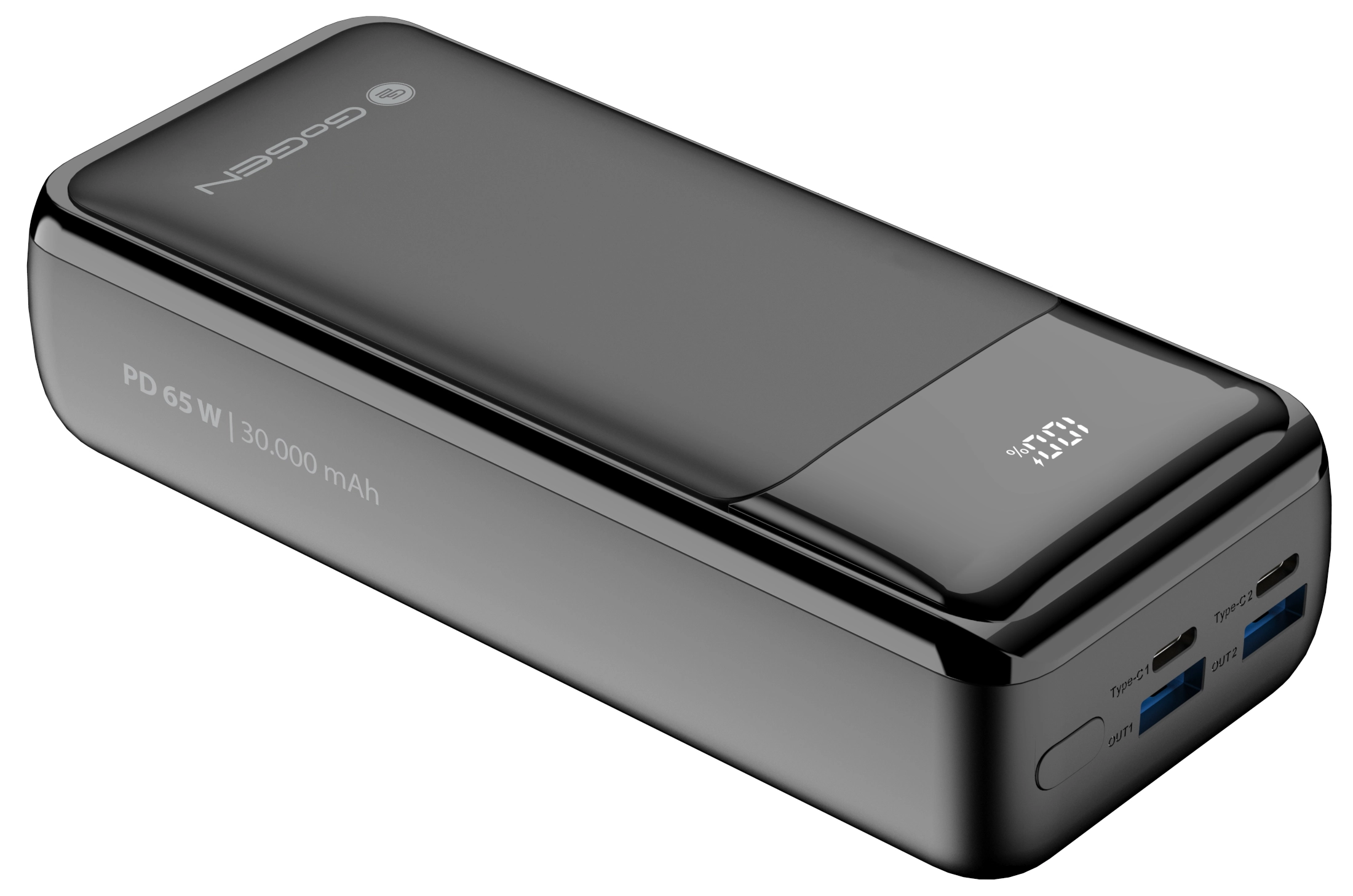 Powerbank GoGEN PB300002B 30000mAh PD 65W Czarny