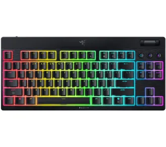 Klawiatura mechaniczna Razer BlackWidow V4 Tenkeyless HyperSpeed Green Czarny