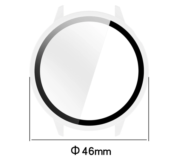 Bizon ze szkłem do OnePlus Watch 3 43 mm przezroczysty