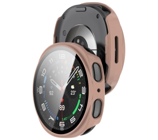 Bizon ze szkłem do Samsung Galaxy Watch 8 44 mm różowy