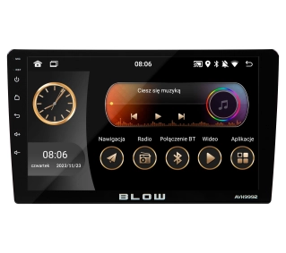 BLOW AVH-9992 z USB/SD 4x50W Bluetooth Android Auto CarPlay - Kup na Raty - RRSO 0%