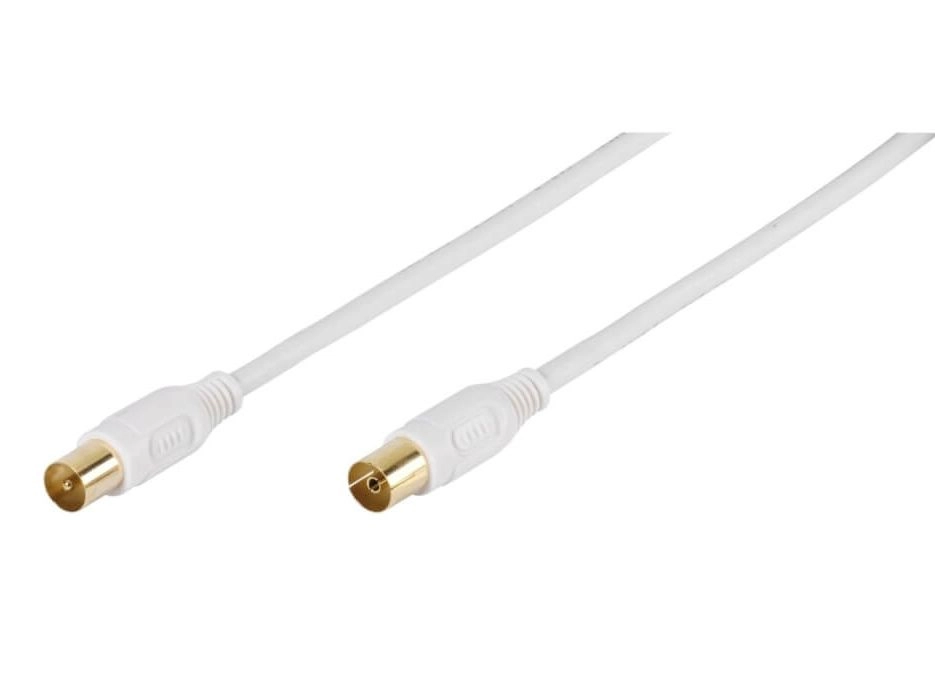 Kabel antenowy Vivanco 48130 7,5m Biały