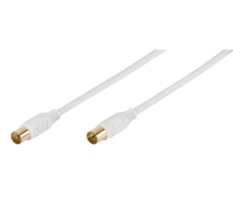Kabel antenowy Vivanco 48130 7,5m Biały