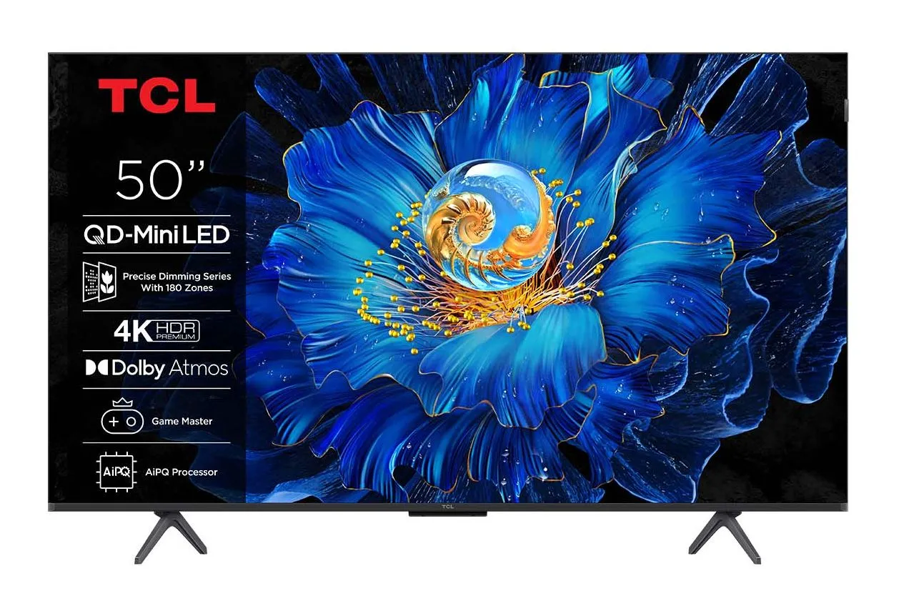 Telewizor TCL 50C6KS 50" QD-Mini LED 4K 60Hz Google TV Dolby Vision Dolby Atmos HDMI 2.1 DVB-T2