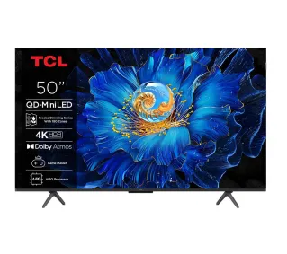TCL 50C6KS 50" QD-Mini LED 4K 60Hz Google TV Dolby Vision Dolby Atmos HDMI 2.1 DVB-T2 - Kup na Raty - RRSO 0%