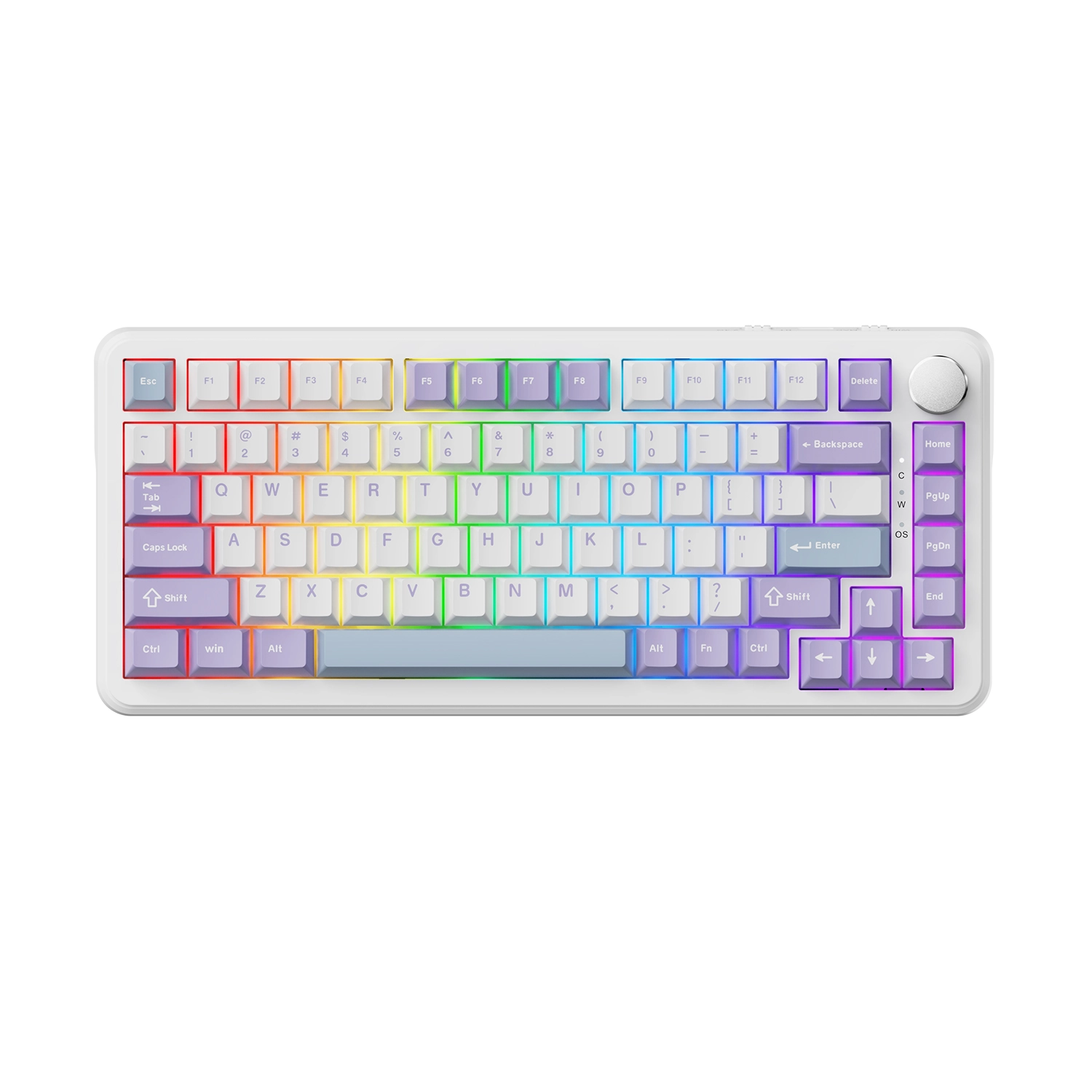 Klawiatura magnetyczna Ajazz AK820 MAX Biały