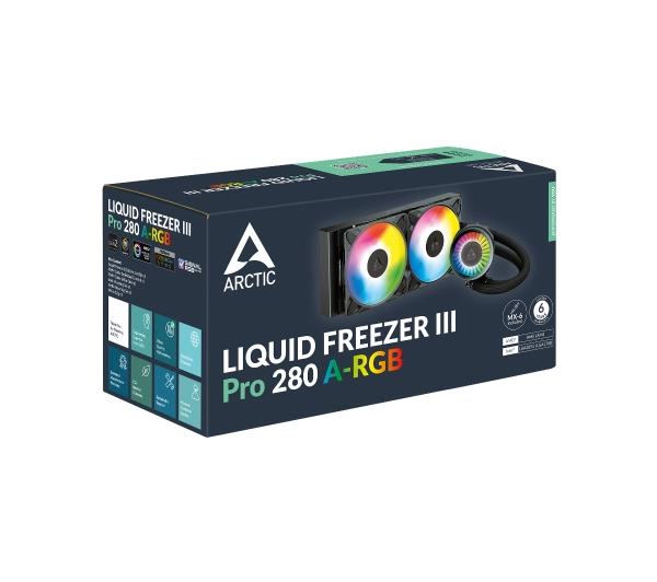 Arctic Liquid Freezer III Pro 280 A-RGB Czarny - Kup na Raty - RRSO 0%
