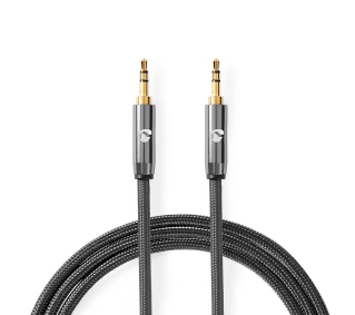 Nedis CATB22000GY50  ProfiGold  jack 3,5mm 5m Srebrny