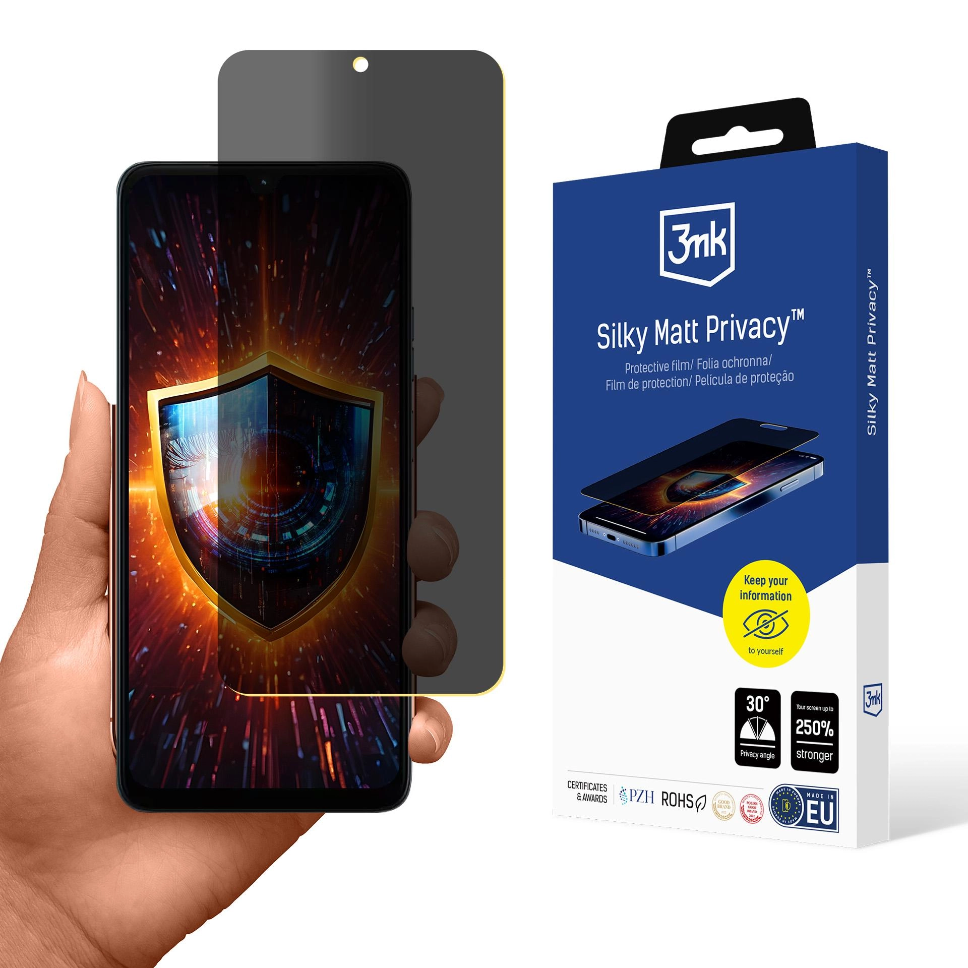 Folia ochronna 3mk Silky Matt Privacy do Motorola Moto G06/ Moto G06 Power