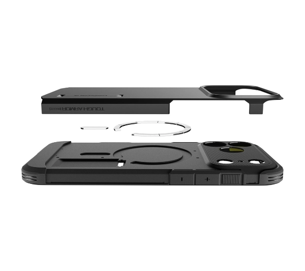 Spigen Tough Armor "T" MAG MagSafe do iPhone 17 Pro Czarny