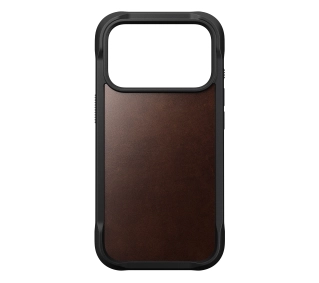 Nomad Rugged Leather do iPhone 17 Pro Brązowe