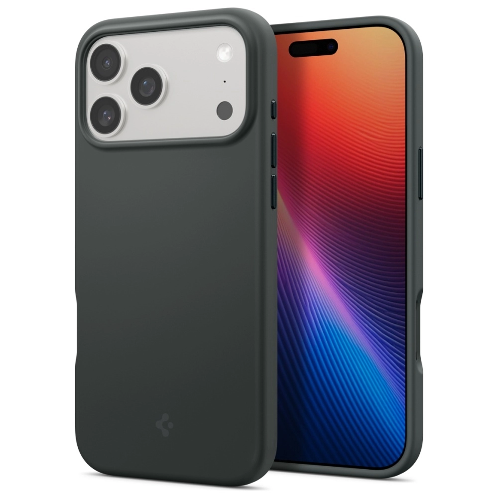 Etui Spigen Silicone Fit MAG MagSafe do iPhone 17 Pro Max Zielony