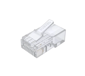 Wtyczka Unitek OT1091ATP01 wtyk modularny Pass-Through RJ45 Cat.6 100 szt. Przezroczysty