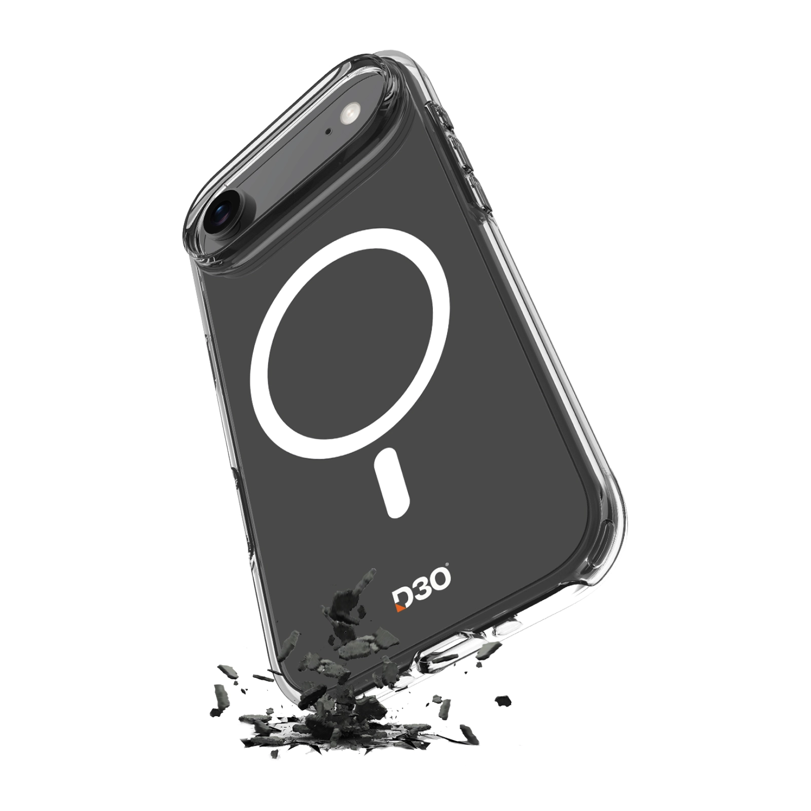 Etui Puro Clear D3O do iPhone Air Przezroczysty