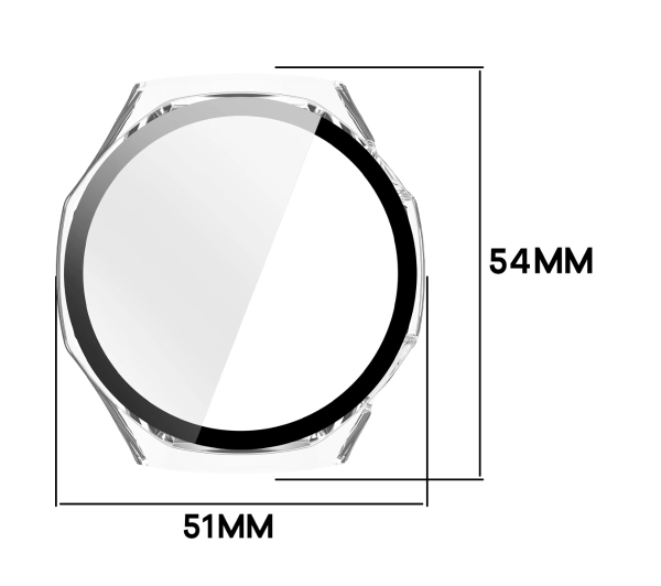Bizon ze szkłem do Huawei Watch GT6 Pro 46mm Przezroczysty