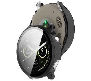 Bizon ze szkłem do Garmin Venu 4 45mm Czarny