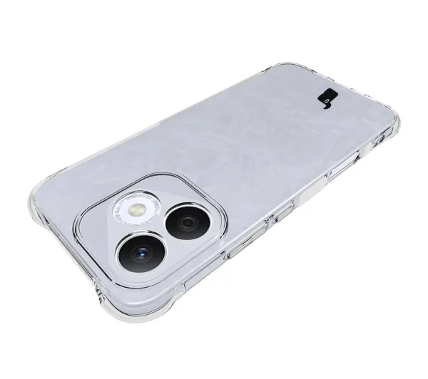 Bizon elastyczne etui Salpa + 2x szkło hartowane Clear Pack do Honor 400 Lite 5G