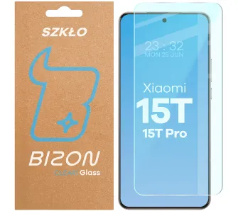 Szkło hartowane Bizon Clear 2 do Xiaomi 15T / Xiaomi 15T Pro