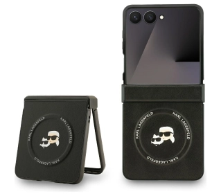 Karl Lagerfeld Karl&Choupette Pins MagSafe do Samsung Galaxy Z Flip7 Czarny