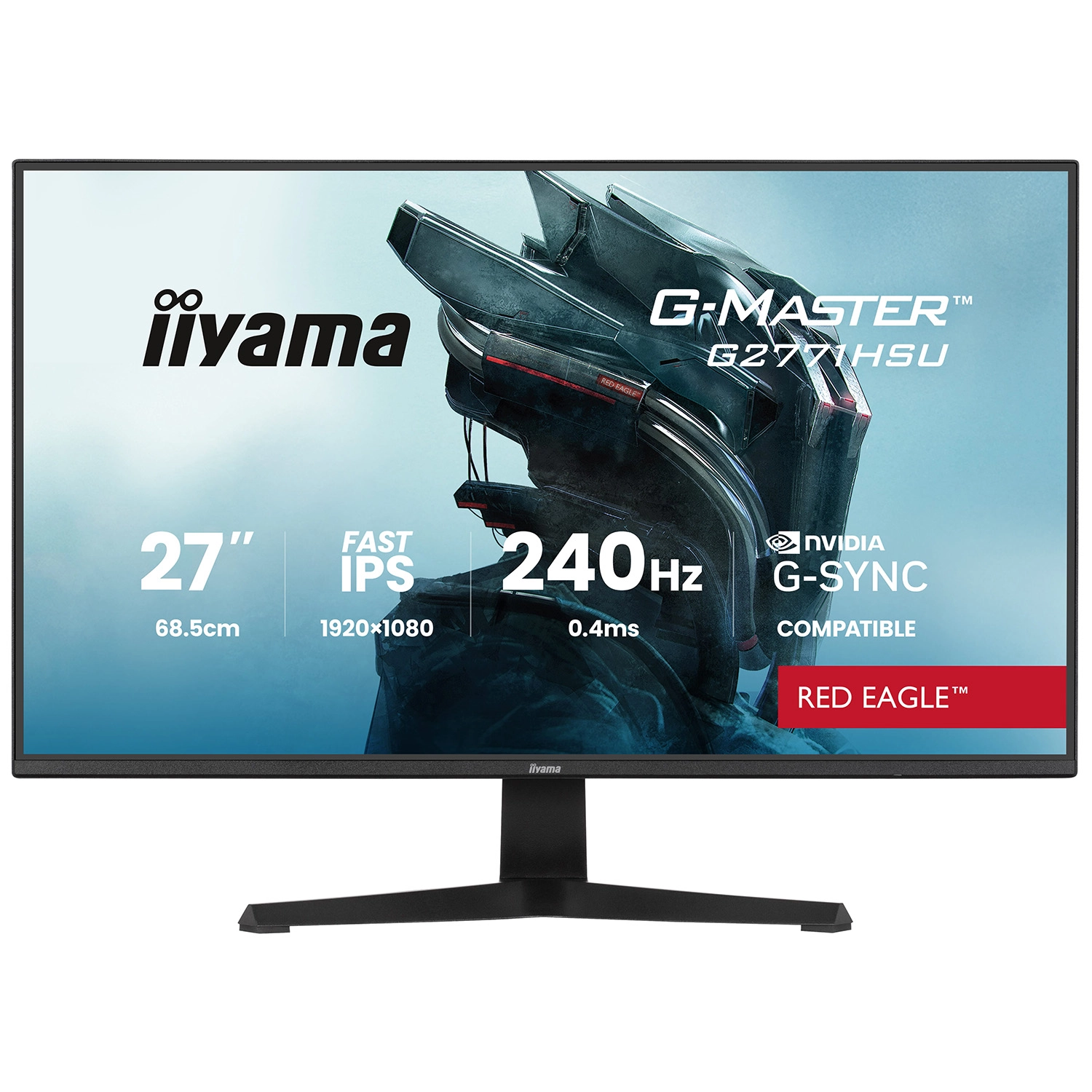Monitor iiyama G-Master Red Eagle G2771HSU-B1 27" Full HD Fast IPS 240Hz 0,4 MPRT Gamingowy