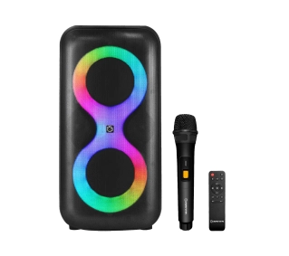Manta SPK0401B100 ERIS 100W  Bluetooth Mikrofon Karaoke Czarny - ⚡ BESTSELLERY ⚡