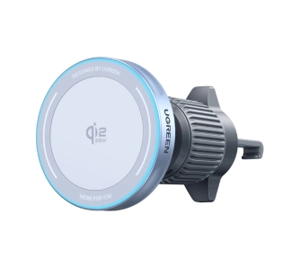 Ładowarka samochodowa UGREEN W758 Qi2 Magnetyczna 25W Szary