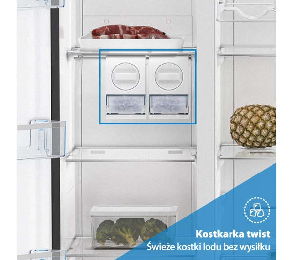 Beko bPro500 GN163140ZGBN Pełny No Frost 179cm Komora świeżości Czarne szkło - Kup na Raty - RRSO 0%