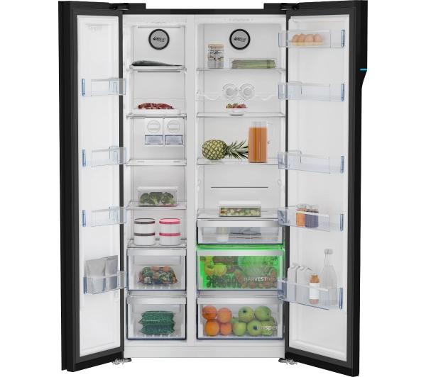 Beko bPro500 GN163140ZGBN Pełny No Frost 179cm Komora świeżości Czarne szkło - Kup na Raty - RRSO 0%