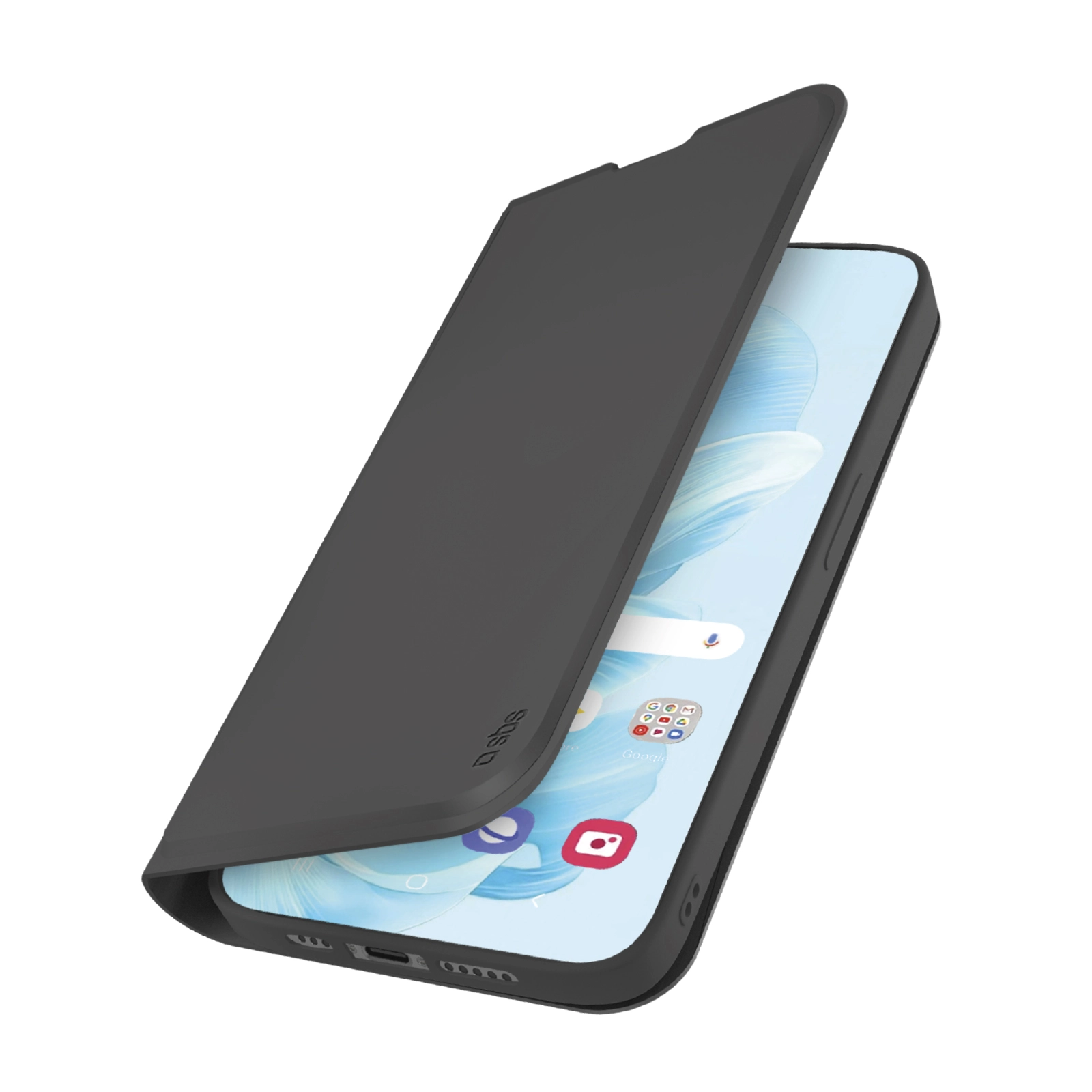 Etui SBS Wallet Smooth do Honor 200 Lite Czarny