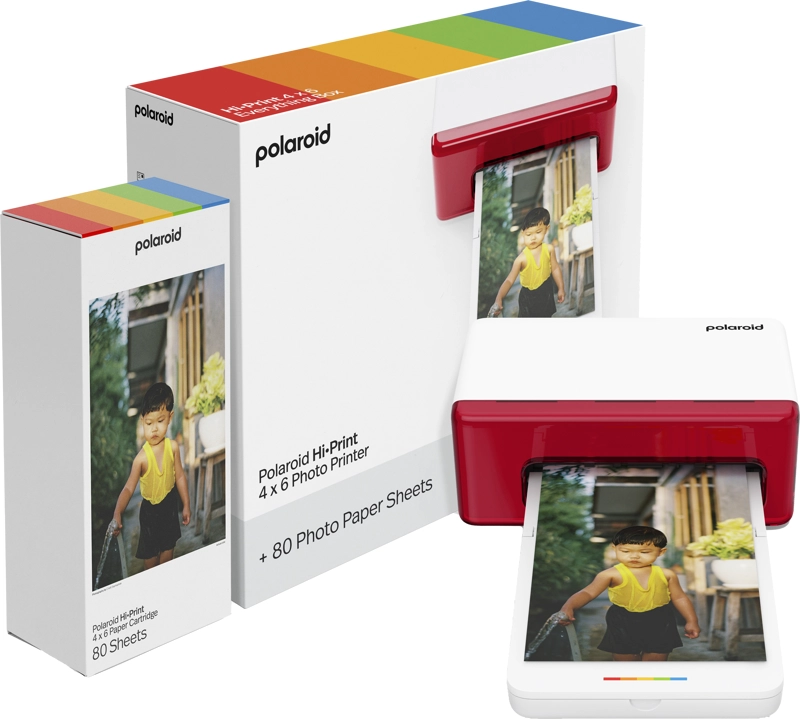 Drukarka Polaroid Hi-Print 4x6 Biały E-box