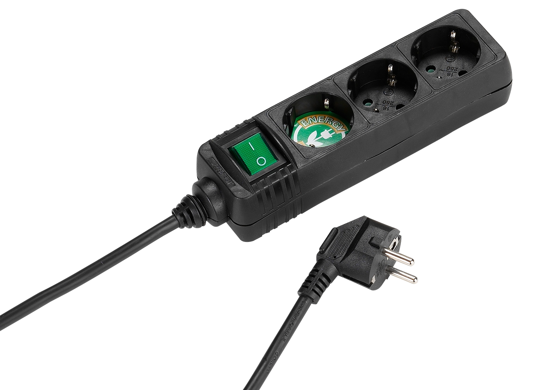 Listwa Vivanco 3 gniazda 1,4m Czarny