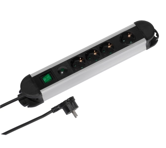 Listwa Vivanco 4 gniazda 2m Czarny