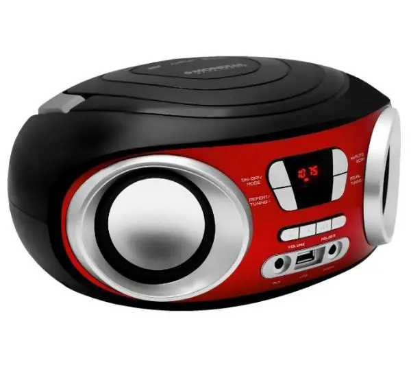 Manta MM9210BT CHILLI Bluetooth Czarno-czerwony
