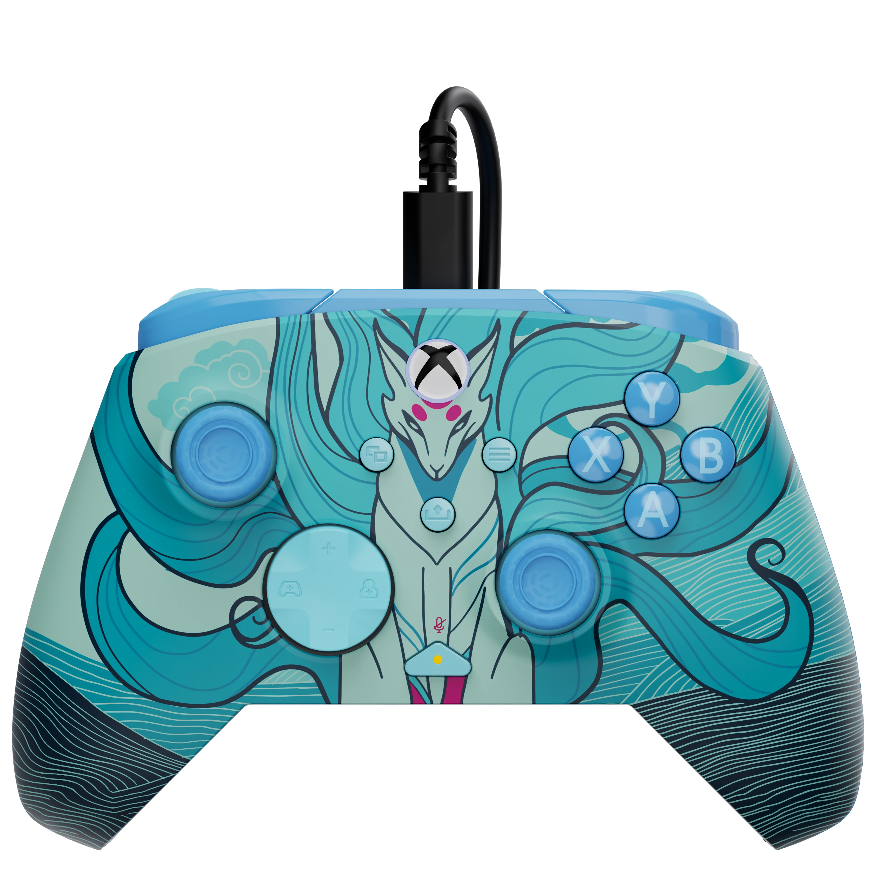 Pad Turtle Beach Rematch Advanced Blue Kitsune do Xbox Przewodowy Niebieski