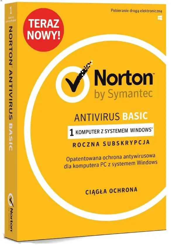 Antywirus Symantec Norton AntiVirus Basic 1 Urządzenie/1 Rok