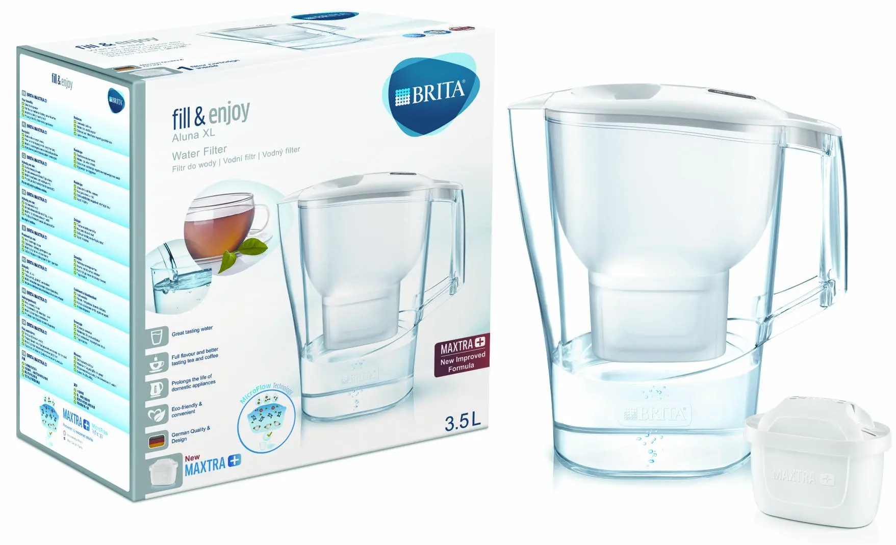 Dzbanek filtrujący Brita Aluna XL 3,5l 1 wkład Biały