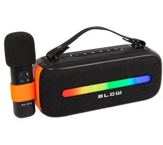 Mikrofon z głośnikiem Bluetooth BLOW SOUNDBOX 60W Czarny
