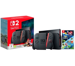Nintendo Switch 2 Joy-Con Czarny + Mario Kart World + Super Mario Galaxy 1 + Super Mario Galaxy 2 - Kup na Raty - RRSO 0%