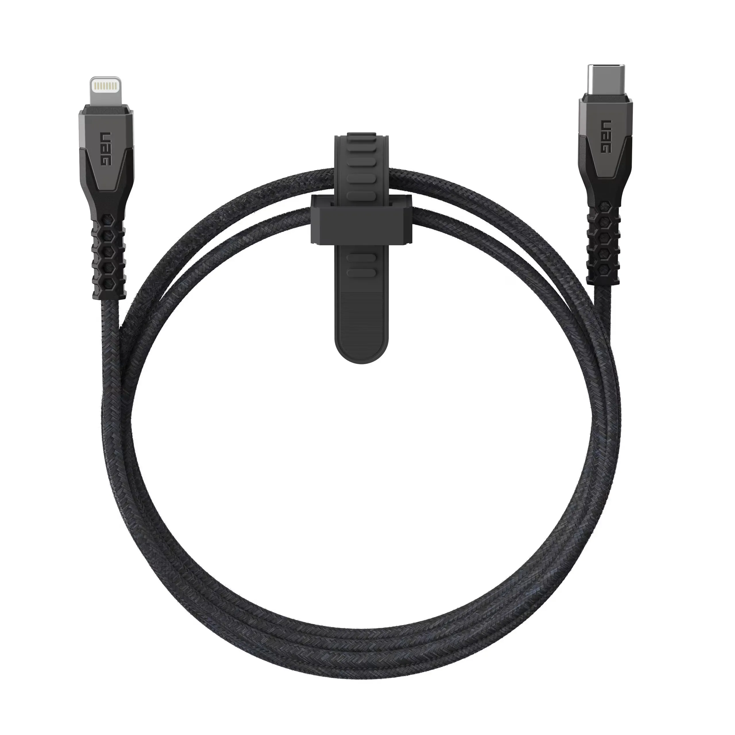 Kabel UAG Kevlar USB-C do Lightning 1,5m Czarny