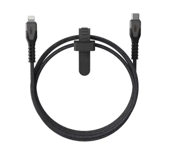 Kabel UAG Kevlar USB-C do Lightning 1,5m Czarny