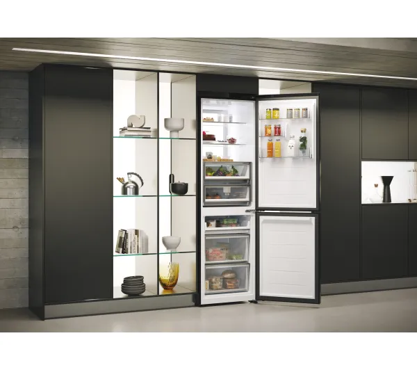 Haier HDR7619DNGB No Frost 192,7cm Czarne szkło Daylight LED My Zone Plus - Kup na Raty - RRSO 0%