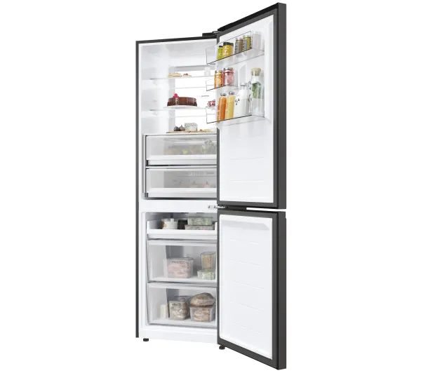 Haier HDR7619DNGB No Frost 192,7cm Czarne szkło Daylight LED My Zone Plus - Kup na Raty - RRSO 0%