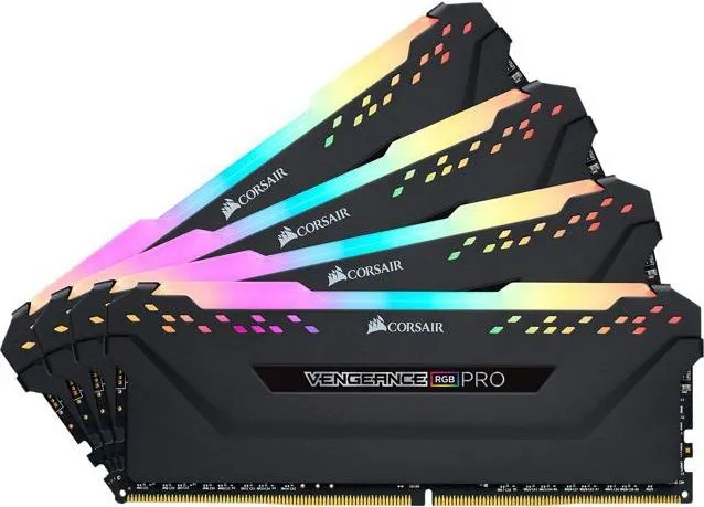 Pamięć RAM Corsair Vengeance RGB Pro DDR4 64GB (4x16GB) 3200 CL16 Czarny