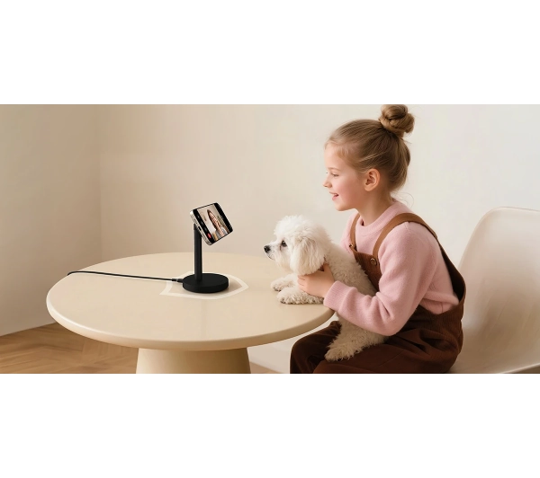 Aukey LC-MC111 Stand 25W Qi2.2 Czarny