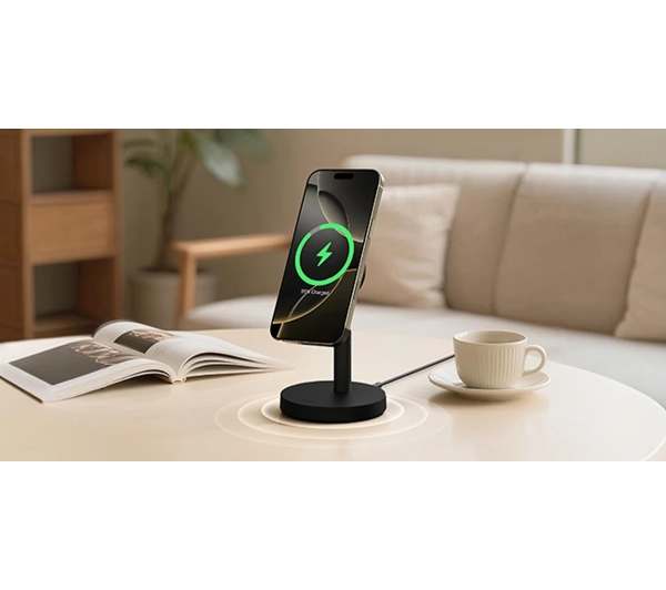 Aukey LC-MC111 Stand 25W Qi2.2 Czarny
