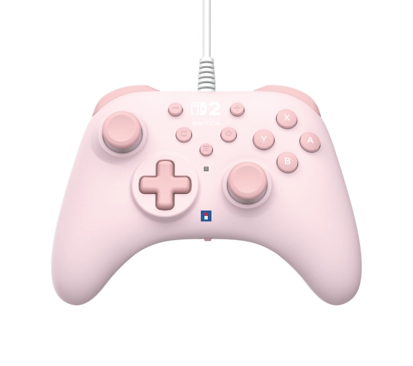 Hori HORIPAD Turbo Cozy Pink do Nintendo Switch 2 Przewodowy